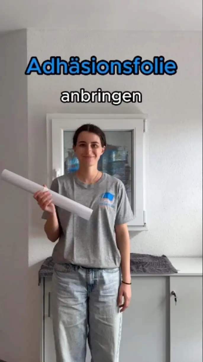 Adhäsionsfolie verlegen abspielen