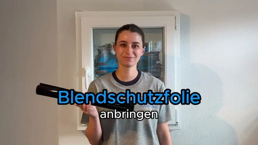Blendschutzfolie verlegen abspielen