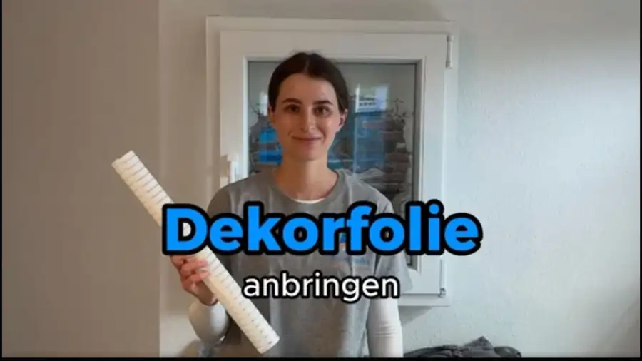 Dekorfolie anbringen abspielen