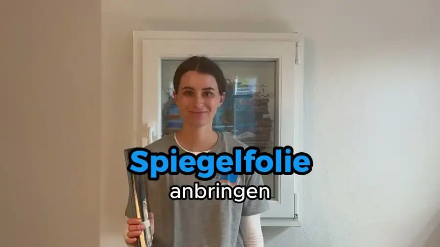 Spiegelfolie verlegen abspielen