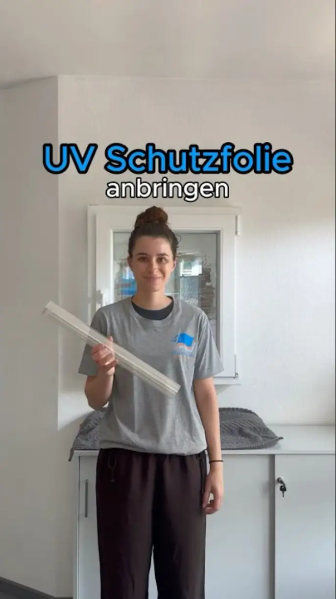 UV-Schutzfolie verlegen abspielen