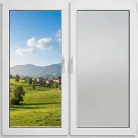 Milchglasfolie Opak Weiß innen
